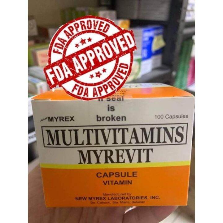 MULTIVITAMINS MYREVIT CAPSULES Lazada PH