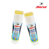 Horse ตราม้า กาวแท่งใส H-44 จำนวน 1 แท่ง #ซื้อ1แถม1#