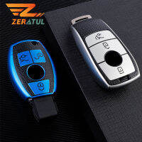 Zeratul TPU หนังรถยนต์ที่สำคัญที่ครอบคลุมกรณีพวงกุญแจอัตโนมัติสำหรับ Benz W204 W205 W212 W213 W176 A B C E S คลาส GLC CLA AMG