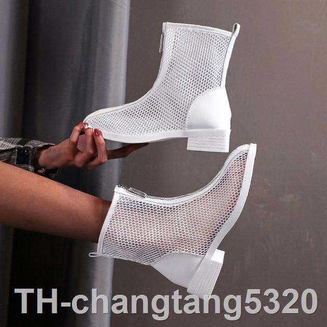 2023changtang5320-2023-ผู้หญิงข้อเท้ารองเท้าฤดูร้อนใหม่แฟชั่นหนาsoled-high-topสุภาพสตรีรองเท้าแตะตาข่ายbreathableสบายรองเท้าสั้น