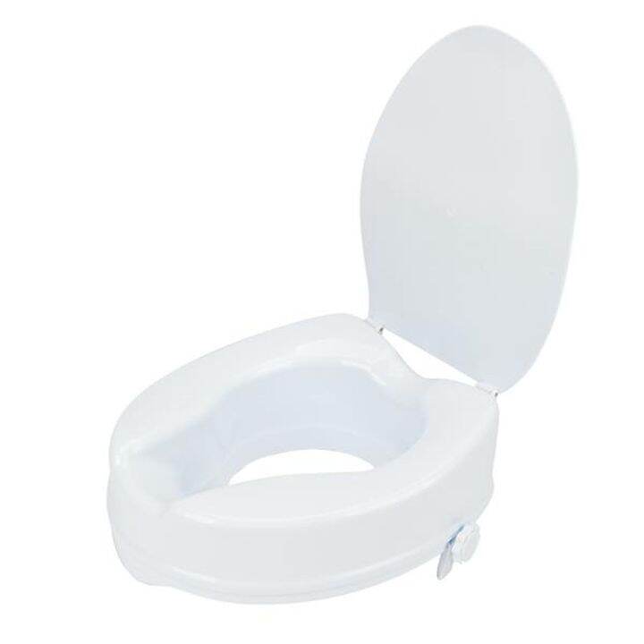 Raised Toilet Seat Lift Safety Height Elevated Tightening Disabled Elder Pregnant Toilet Seat