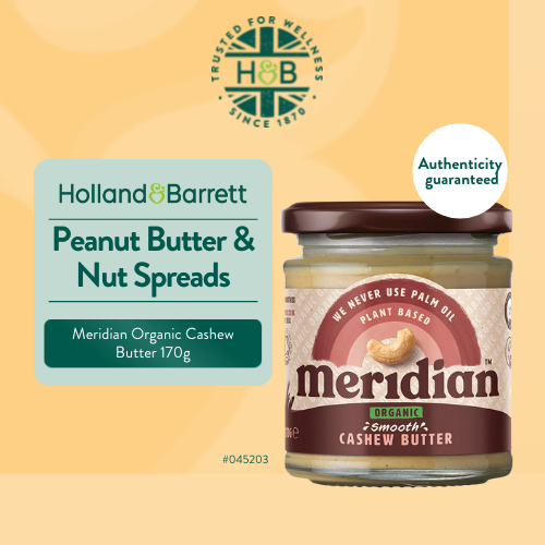 Meridian Organic Cashew Butter 170g Lazada Singapore