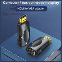 JIAJUSUANSOU HDMI พลาสติก-เข้ากันได้กับตัวรับ VGA เอาต์พุต VGA สายออดิโอแปลงอุปกรณ์แปลงสัญญาณ // อะแดปเตอร์สำหรับแล็ปท็อปแสดงผลคอมพิวเตอร์