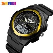 SKMEI Đồng Hồ Kỹ Thuật Số Chống Nước Cho Nam Đồng Hồ Đeo Tay Hiển Thị Kép