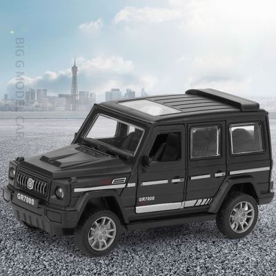 Off-road jeep model toy Inertia off-road SUV ABS car toy Battery free car model boy toy