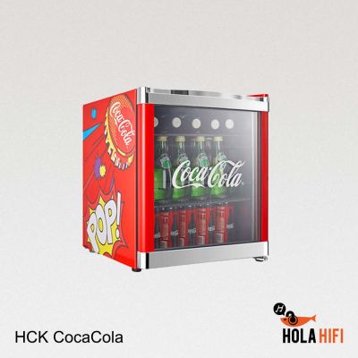 HCK Coca-Cola ตู้เย็นขนาดเล็ก ประตูเดียว ความจุ 42L รับประกัน 1 ปี สินค้าพร้อมจัดส่ง