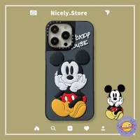 เคสโทรศัพท์มือถือ ซิลิโคน กันกระแทก ลายมิกกี้เมาส์น่ารัก 3D สําหรับ iPhone 14 Plus 13 12 11 Pro Max Xr Xs Max X 7 Plus 8 Plus