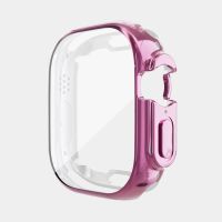 ปกป้องหน้าจอสำหรับเคสนาฬิกา Apple,Iwatch แอปเปิ้ลกันชนคลุมทั้งหมดขนาด44มม. 40มม. 45มม. 41มม. 49มม. 49มม. ซีรีย์8 7 6 Se 5 4 3