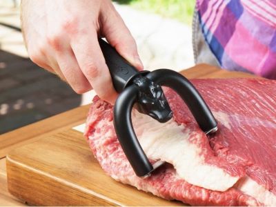 qwick trim meat trimmer ที่ตัดเนื้อหั่นสไลด์เนื้อมืออาชีพ มีดแร่เนื้อ มีดหั่นเนื้อหมู มีดหั่นเนื้อสเต็ก