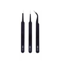 ◎۩☽  Straight And Curved Eyelashes Extension Anti-Static Makeup Tools False