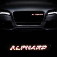 【CW】 ALPHARD Emblem Badge Sticker LED Grills Light Lamp For Toyota ALPHARD VELLFIRE Car Style Toyota Sticker LED Day Running Light