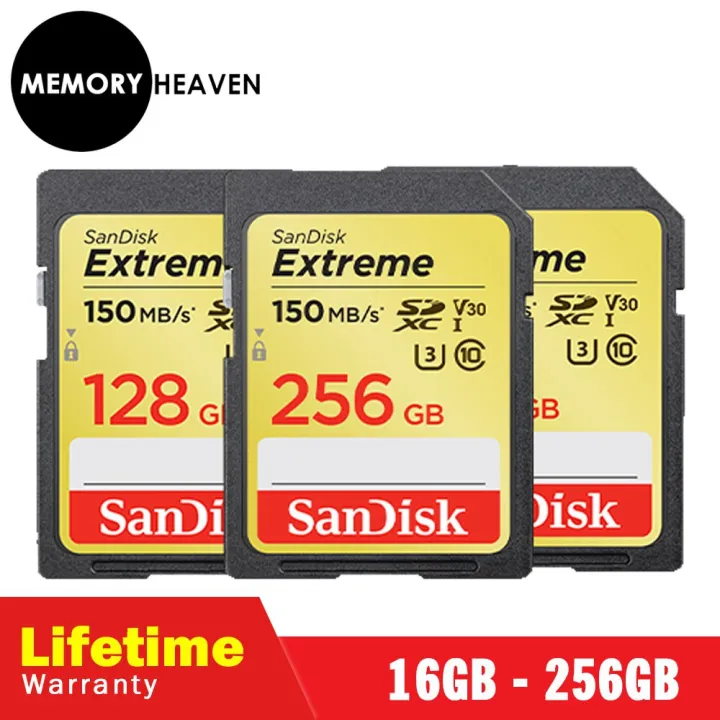 Be well received!!! Sandisk Extreme Memory Card 16GB 32GB 64GB 128GB