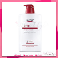 แพคเกจใหม่  Eucerin pH5 Skin-Protection WASH LOTION 1000ml ยูเซอริน  วอช  โลชั่น ph5 อาบน้ำ ถนอมผิว washlotion