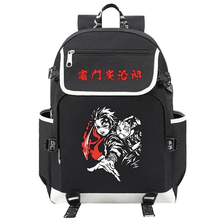 Demon Slayer Muichiro Tokito Anime Backpack Jujutsu Kaisen Man Women Travel Backpacks Outdoor 5268