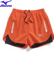 Mizuno shorts mens quick-drying breathable running three-quarter pants fitness marathon professional sports anti-slip shorts