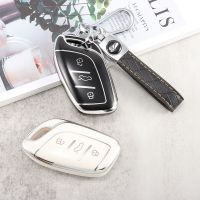 LAIFU TPU โครงเปลือกนอกเคส Kunci Remote Mobil Fob สำหรับ MG ZS EV MG6 EZS HS EHS 2019 Roewe I6 I5 RX3 RX8 ERX5อุปกรณ์เคสห่อหุ้ม