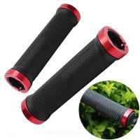 1 Pair Road/MTB Cycling Bicycle Handlebar Cover Soft Rubber Anti-slip Bike Handle Accessories Bilateral Locking Non-slip Grip Handlebars