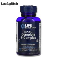 [Exp2025] Life Extension BioActive Complete B-Complex 60 Vegetarian Capsules วิตามินบีรวม