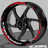 ☏▦❦ For Honda CBR 400 600RR 650R 1000RR 250R 500r CB650F Motorcycle Wheel Rim Sticker Decal Reflective Stripe Tape Accessories