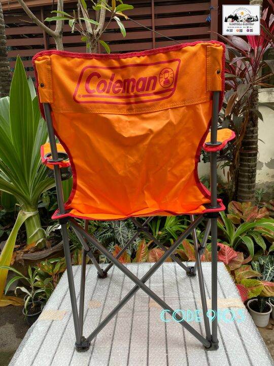 สินค้าพร้อมส่ง-เก้าอี้แคมป์ปิ้ง-เก้าอี้สนาม-coleman-armchair-orange-รุ่น-200013099