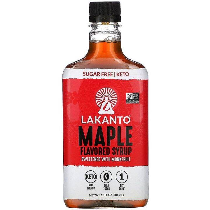 [PRE-ORDER] Lakanto, Maple Flavored Syrup, 13 fl oz (384 ml) | Lazada