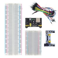 【YD】 MB-102 MB102 Breadboard 400 830 Solderless PCB Bread Board Test Develop Dupont line for arduino laboratory SYB-830