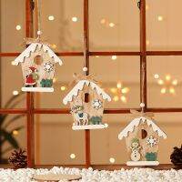 2022 Merry Christmas Wooden Pendants Navidad Xmas Tree Ornaments Wood Craft Kids Gifts Christmas Decorations for Home New Year