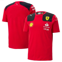 New F1 Formula 1 3D Printed Sports T Shirt Ferrari2023 Quick Dry Team Ball 2023{plenty}