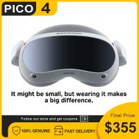 100 Original Pico 4 VR ชุดหูฟัง All-In-One Virtual Reality ชุดหูฟัง3D VR แว่นตา4K + จอแสดงผลสำหรับ Metaverse &amp; Stream Gaming