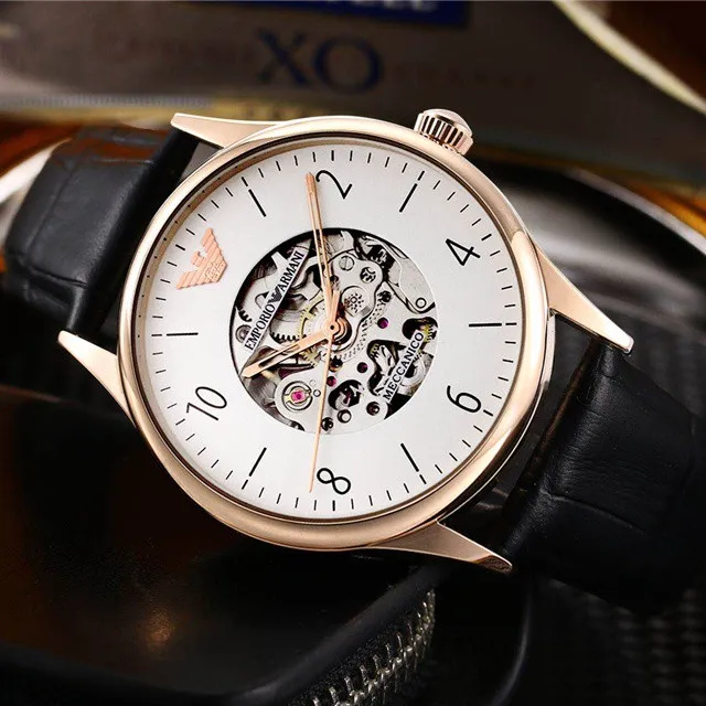 [Ready Stock] Armani Limited Edition Mechanical Watch Business Casual