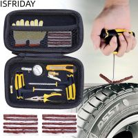 Car Tire Repair Studding Set Puncture Plug Needle Pliers Film Screws Accessories 【hot】 ！