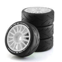 อะแดปเตอร์ยาง4pcsWear-resistant 17มม. สำหรับ18 Pull WRC Feishen Ping Run GT Tire Racing Highway