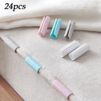 12pc Bedsheet Clips Plastic Slip-Resistant Clamp Quilt Bed Cover Grippers Fasteners Mattress Holder For Sheets Home Clothes Pin Bedding Accessories