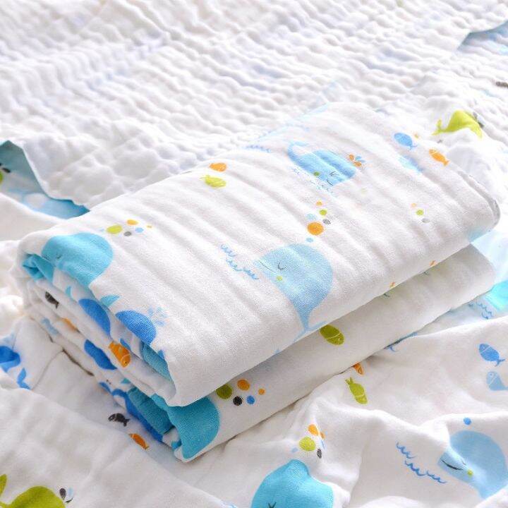 jw-110x110cm-baby-blanket-newborn-4-layer-cotton-soft-absorbent-gauze-quilt-infant-swaddle-wrap