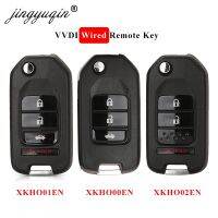 jingyuqin Xhorse VVDI XKHO00EN XKHO01EN XKHO02EN Wired Remote Key 234 Buttons for Honda Type Universal English Version