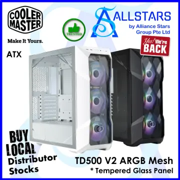 Cooler Master TD500V2-WGNN-S00 TD500 Mesh V2 White Mid-Tower
