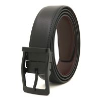 ¤ New man rotating needle word buckle belt leather belt double-sided cross-border trade with recreational belts manufacturer