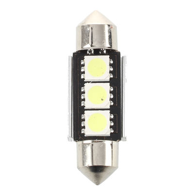 2X 36MM Bulb Lamp 3 LED White Car Dome CANBUS