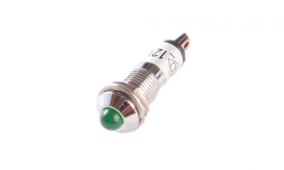 Green 5mm LED Screw Mount 8mm - COLE-0449
