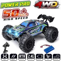 ouYunTingM 1/16 Rc Car 50km/H With Headlight SCY-16101 4WD Climbing Road Truck