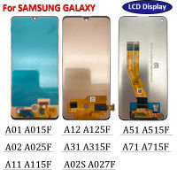 100 ทดสอบสำหรับ Samsung Galaxy A01 A02 A02S A11 A12 A51 A71จอแสดงผล LCD Touch Screen Digitizer หน้าจอเปลี่ยนไม่มีกรอบ