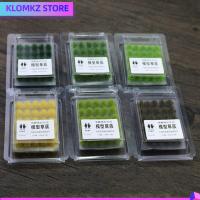 KLOMKZ 50PCS วัสดุ DIY การก่อสร้างทางรถไฟ ภูมิทัศน์ขนาดเล็ก กระจุกหญ้าเทียม โมเดลจำลอง กลุ่มพืช พุ่มไม้หญ้าจิ๋ว