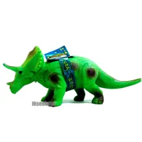 Triceratops ไดโนเสาร์ สีเขียว ไทรเซราทอปส์ ตัวใหญ่ สีสันสดใส