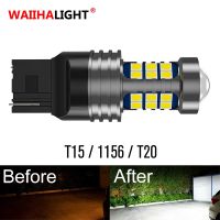 1x W16W T15 1156 P21W BA15S 7440 W21W WY21W LED Bulbs 3030 27SMD Canbus Backup Light 921 912 Car Reverse Lamp Xenon White 12V