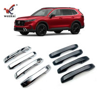 สำหรับ2023 Honda CRV CR-V อุปกรณ์เสริมภายนอกภายนอกมือจับประตูฝาครอบโครเมียมจัดแต่งทรงผม