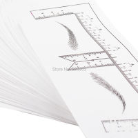 Disposable PBS Eyebrow Positioning Rulers Tool Measures Microblading Permanent Makeup Tattoo Position Standard Scale Ruler