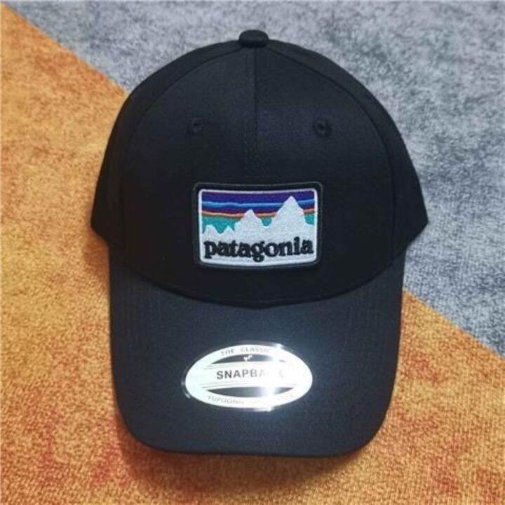 patagonia-patagonia-สไตล์วินเทจหมวกเบสบอลสำหรับกลางแจ้งกีฬาเป็ดลิ้นหมวกแบบตาข่ายแว่นกันแดดลำลอง