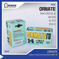 ORNATE ยางในจักรยาน 14x1.50/2.20 จุ๊บ AV33 (แพ็ค 2 เส้น) รุ่น OR1020424 ผลิตโดย ZC Rubber