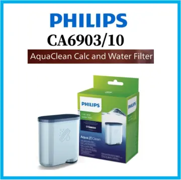 Philips CA6903/10 AquaClean Original Calc and Water Filter, No Descaling up  to 5,000 cups, Reduces Formation of Limescale, 1 AquaClean Filter