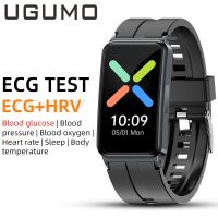 ✷┇ UGUMO Blood Glucose Sugar Smart Watch Men Women ECG HRV Body Temperature Heart Rate Monitoring Fitness Smart Bracelet